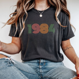 Camiseta Festa de Aniversário Personalizada do Ano de Nasci