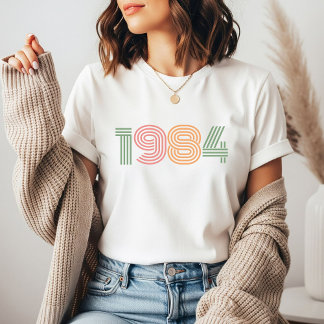 Camiseta Festa de Aniversário Personalizada do Ano de Nasci