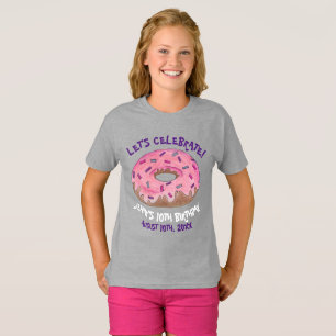 Camiseta Festa de aniversário Personalizada Favorecida Rosq