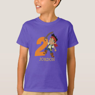 Camiseta Festa de aniversário Pirate segundo Nome T-Shirt