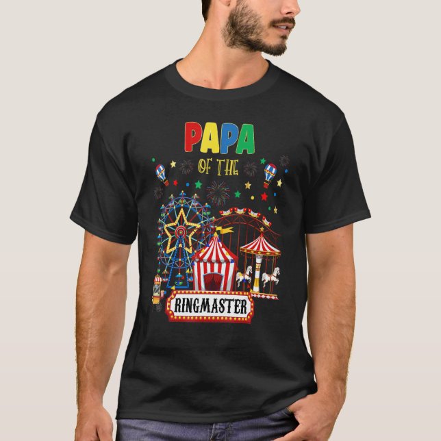 Camiseta Festa de aniversário R do Anel da Família de Combi (Frente)