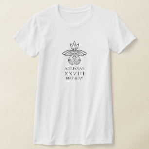 Camiseta Festa de Aniversário temática Grécia ou Roma Antig