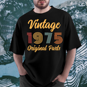 Camiseta Festa de aniversário Vintage 40th 50th 60th 70