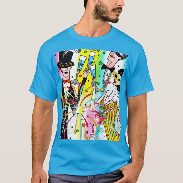 Camiseta Festa de Ano Novo (Frente)