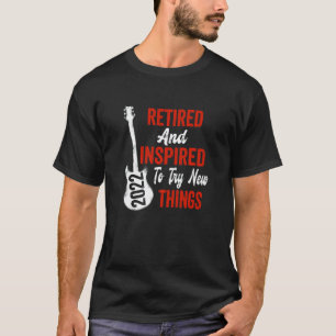 Camiseta Festa de Aposentadoria 2022 Aposentado e Inspirado