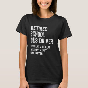 Camiseta Festa de aposentadoria de motoristas de ônibus esc