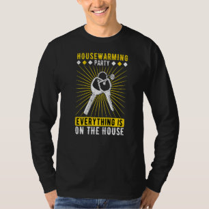 Camiseta Festa De Aquecimento Doméstico Tudo Está Na Casa