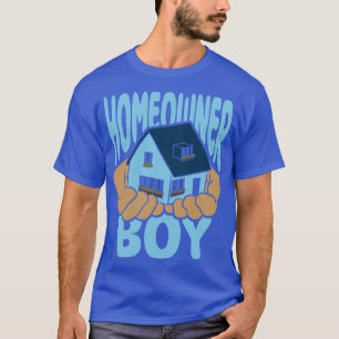 Camiseta Festa de Aquecimento Familiar do Homeowner Boy