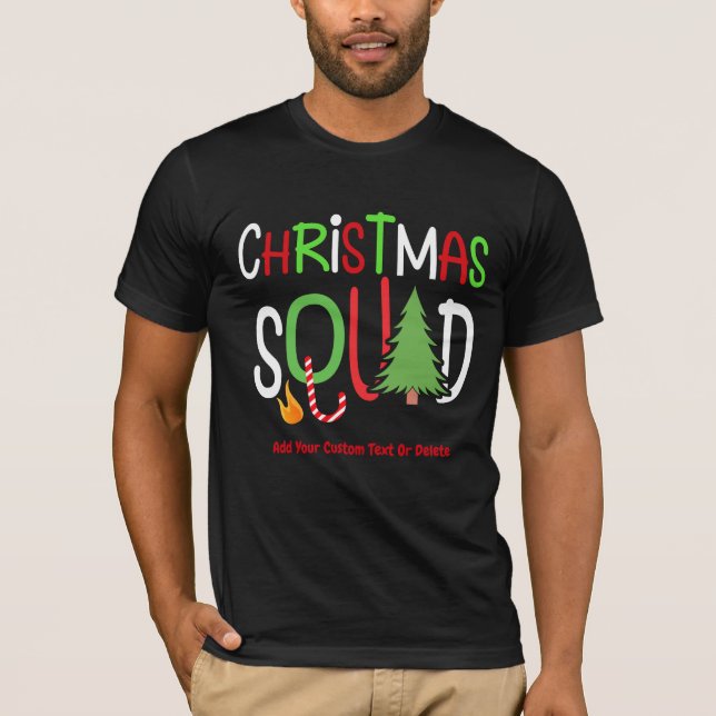 Camiseta Festa de Árvore de Natal na Praça de Natal (Frente)