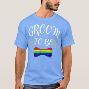 Camiseta Festa de Bachelor de Casamento de Gay LGBT
