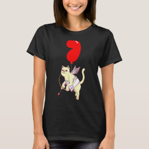 Camiseta Festa de Balões de 7 de Aniversários para Crianças