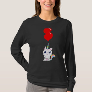 Camiseta Festa de Balões de Crianças 5 de Aniversário do Un