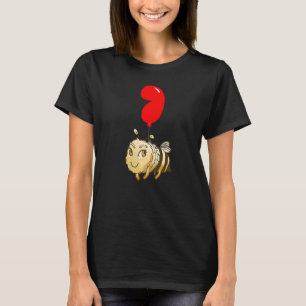 Camiseta Festa de Balões de Crianças 7 de Aniversário da Be