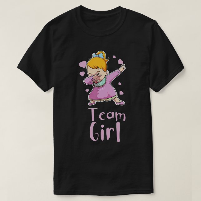 Camiseta Festa de Bebê da Equipe de Revolução de Gênero (Frente do Design)