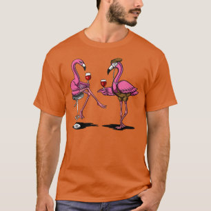 Camiseta Festa de Bebendo Flamingo