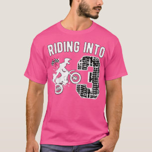 Camiseta Festa de bicicleta de aniversário de 3 anos infant