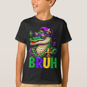 Camiseta Festa de Carnaval Bruh de Jacaré Fantasia para Ado