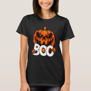 Camiseta Festa de carnaval de abóbora Boo Halloween