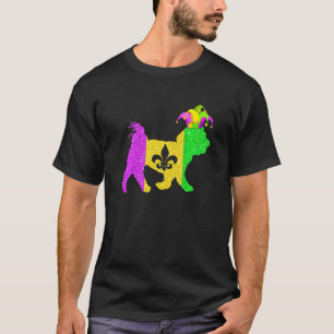 Camiseta Festa de Carnaval do Cachorro Maltês Engraçado