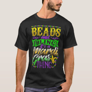 Camiseta Festa de Carnaval do Partido Miçanga Bling Mardi G