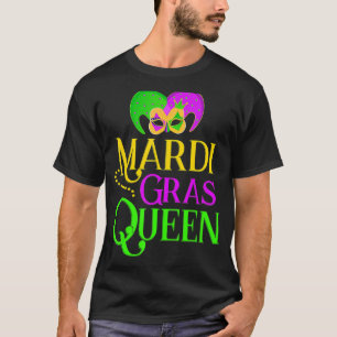Camiseta Festa de Carnaval Encantada Confetti Mardi Gras Qu