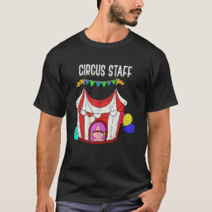 Camiseta Festa de Carnaval Fantasia de Festa Equipe de Circ