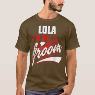 Camiseta Festa de casamento do noivo Lola, festa de casamen
