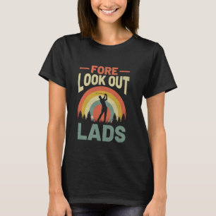 Camiseta Festa de Casamento Jogador de Golfe Engraçado Desp