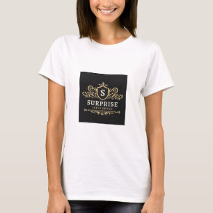 Camiseta festa de casamento moderna de luxo super marca sur