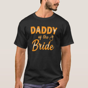 Camiseta Festa de casamento Para Pai Da Noiva