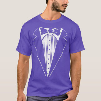 Camiseta Festa de casamento Tuxedo Coincidindo com Despedid