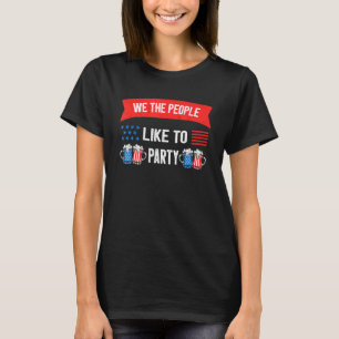 Camiseta Festa de Celebração do Dia 4 de Julho Dia da Indep
