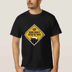 Camiseta Festa De Cerveja Com Minha Esposa