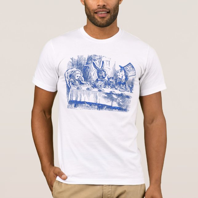 Camiseta Festa de Chá de Chapéter Louco (Frente)