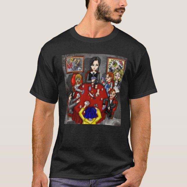 Camiseta Festa de chá de Dia das Bruxas2360png2360 (Frente)