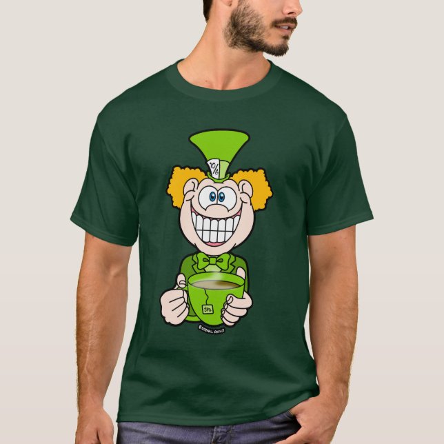 Camiseta Festa de Chá do Chapeleiro Louco (Frente)