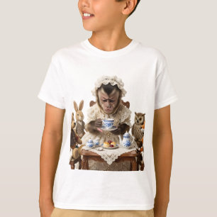 Camiseta Festa de Chá do Macaco Vitoriano