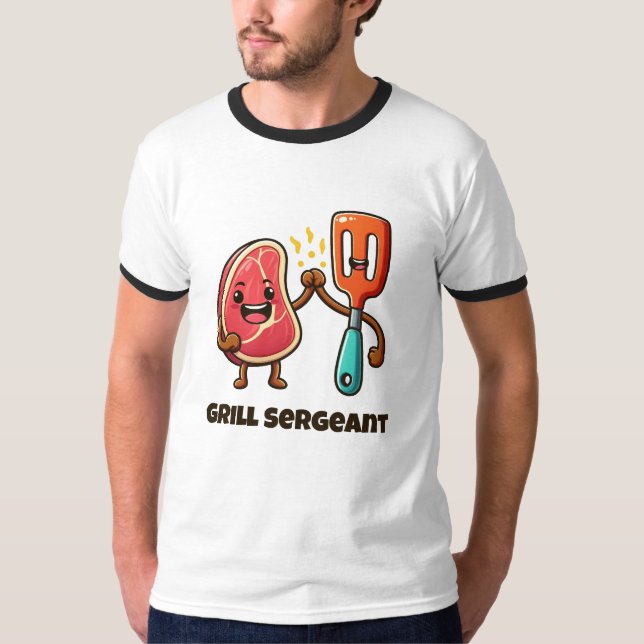 Camiseta Festa de churrasco de verão (Frente)
