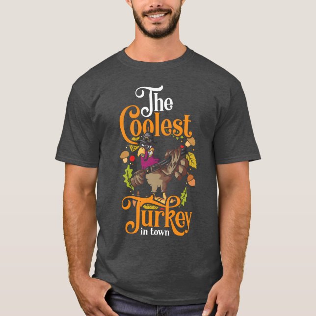 Camiseta Festa de Comida de Peru Novembro engraçado (Frente)