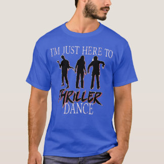 Camiseta Festa de Dança Funnyhriller Roupa de Terror Menina
