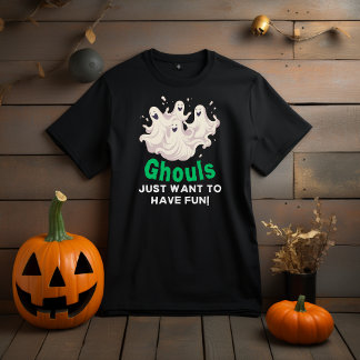 Camiseta Festa de dança Spooky: Ghouls Só Quer Se Divertir!