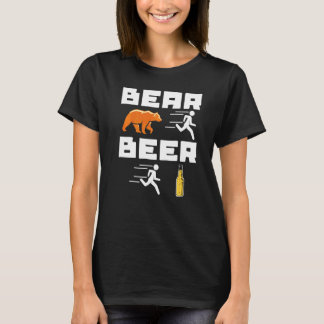 Camiseta Festa de declaração de bebida de cerveja do urso l