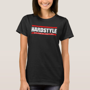Camiseta Festa de Desenhos Musicais de estilo Duplo EDM Raw