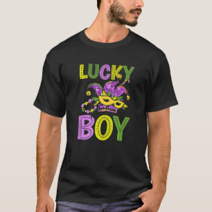 Camiseta Festa de Desfile Mardi Gras Lucky Boy Carnaval Miç