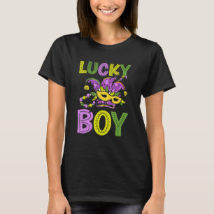 Camiseta Festa de Desfile Mardi Gras Lucky Boy Carnaval Miç
