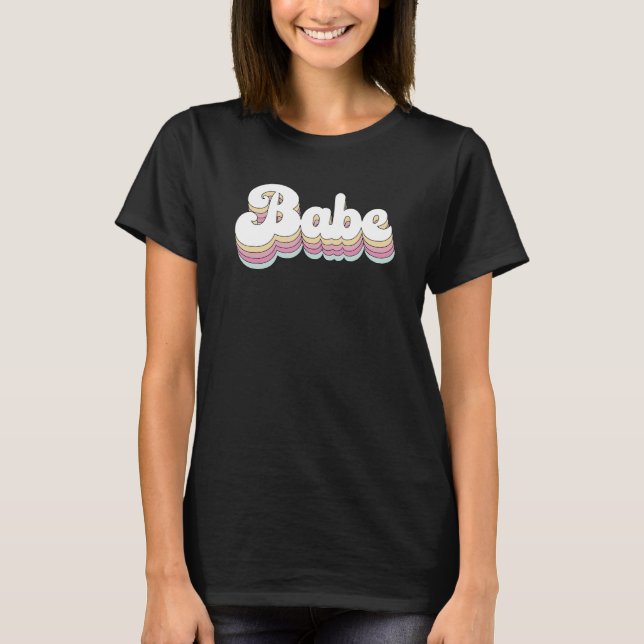Camiseta Festa de Despedida de Solteira Bebé Retro Noiva Da (Frente)