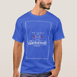Camiseta Festa de despedida de solteira com Copo de Vinho T