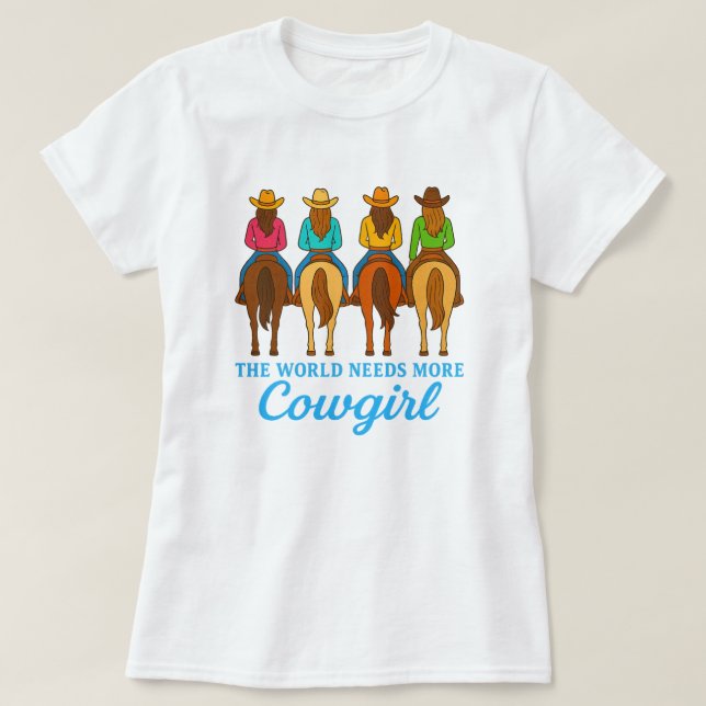 Camiseta Festa de Despedida de Solteira Country Cowgirls Co (Frente do Design)