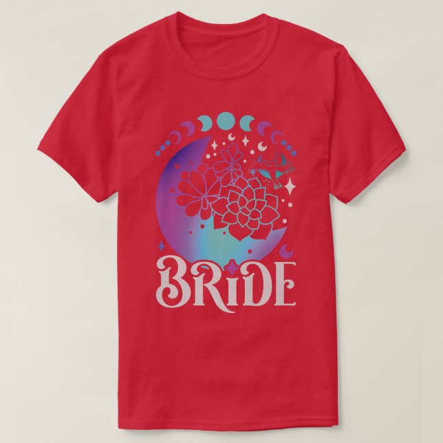 Camiseta Festa de Despedida de Solteira da Noiva Celestial  (Frente do Design)