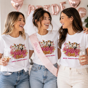 Camiseta Festa de Despedida de Solteira da Noiva com Gansos